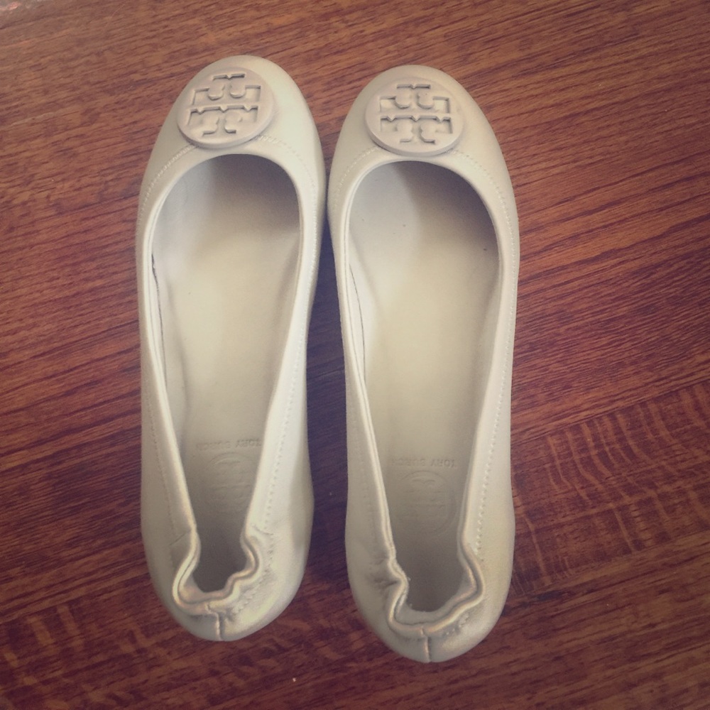 Tory Burch Minnie Travel Ballet Flats Size 9